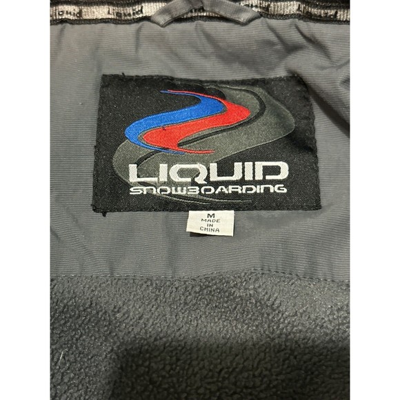 Liquid Snowboarding Jacket Insulated‎ Zip  Internal Pockets Sz M EUC - Picture 4 of 5